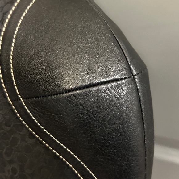 Coach Signature C Vintage Black Hobo Bag - Picture 7 of 12